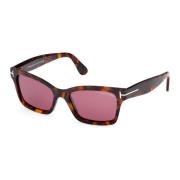 Mikel FT 1085 Sunglasses Tom Ford , Brown , Dames