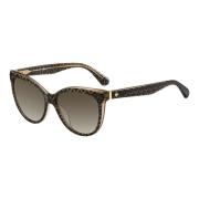 Black Brown/Brown Shaded Sunglasses Kate Spade , Multicolor , Dames