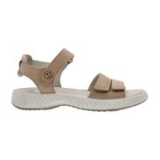 Flat Sandals ara , Beige , Dames