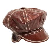 Pre-owned Fabric hats Dior Vintage , Brown , Dames