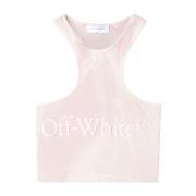 Sleeveless Tops Off White , Pink , Dames