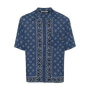 Casual Shirts Palm Angels , Blue , Heren
