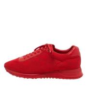 Pre-owned Fabric sneakers Louis Vuitton Vintage , Red , Dames
