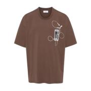 T-Shirts Off White , Brown , Heren