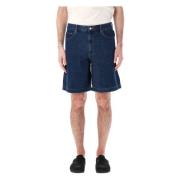 Stijlvolle Denim Shorts voor Mannen A.p.c. , Blue , Heren