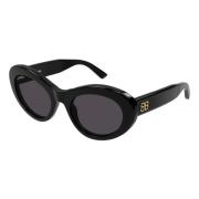 Black/Grey Sunglasses Balenciaga , Black , Dames