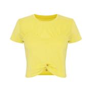 Gele T-shirts en Polos Elisabetta Franchi , Yellow , Dames