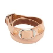 Pre-owned Leather bracelets Balenciaga Vintage , Pink , Dames