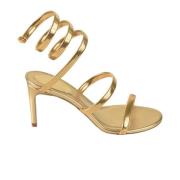 Gouden Sandalen voor Vrouwen René Caovilla , Beige , Dames
