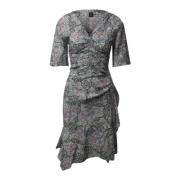 Pre-owned Viscose dresses Isabel Marant Pre-owned , Gray , Dames