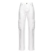 Straight Jeans Pinko , White , Dames