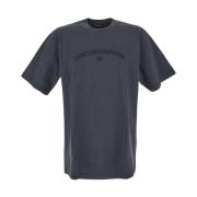 Katoenen T-shirt Dolce & Gabbana , Gray , Heren