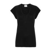 Zwarte Zankou T-shirt Isabel Marant Étoile , Black , Dames