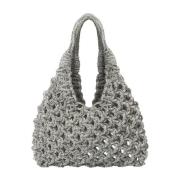 Handgemaakte Kristallen Clutch Hibourama , Gray , Dames