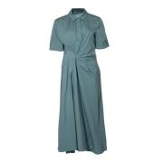 Pre-owned Cotton dresses Jil Sander Pre-owned , Green , Dames