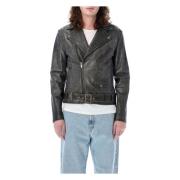 Leren Jas Golden Goose , Black , Heren