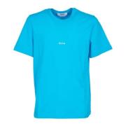 T-Shirts Msgm , Blue , Heren