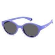 Glitter Violet/Grey Sunglasses Polaroid , Purple , Unisex