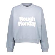 Rough Monday Sweatshirt Rough Studios , Blue , Dames