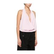 Sleeveless Tops Dsquared2 , Pink , Dames