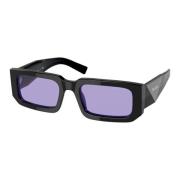 Black Blue/Violet Sunglasses Symbole PR 06Ys Prada , Black , Unisex