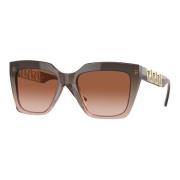 Brown Shaded Sunglasses Versace , Brown , Dames