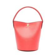 Bucket Bags Longchamp , Red , Dames