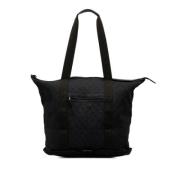 Pre-owned Canvas totes Gucci Vintage , Black , Dames