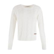 Mscw Pullover Moscow , Beige , Dames