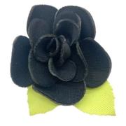 Pre-owned Fabric brooches Chanel Vintage , Black , Dames