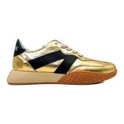 Gouden Sneakers T95102 Mjus , Multicolor , Dames