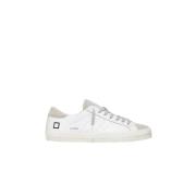 Vintage Witte Lage Top Sneakers D.a.t.e. , White , Heren