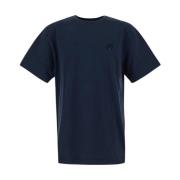 Katoenen T-shirt Maison Kitsuné , Blue , Heren