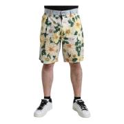 Casual Shorts Dolce & Gabbana , Multicolor , Heren