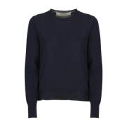 Round-neck Knitwear Golden Goose , Blue , Dames