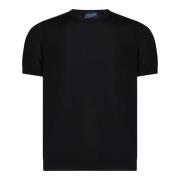 T-Shirts Drumohr , Black , Heren