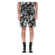 Bloemenprint Shorts Sacai , Multicolor , Heren