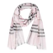 Silky Scarves Burberry , Pink , Dames
