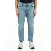 Trousers Tommy Jeans , Blue , Heren