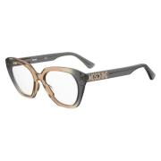 Grey Ochre Shaded Eyewear Frames Moschino , Multicolor , Unisex