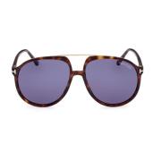 Klassieke Pilotstijl Zonnebril Tom Ford , Brown , Unisex