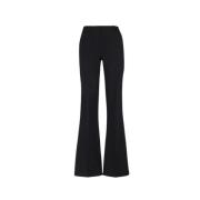 Wide Trousers Balmain , Black , Dames