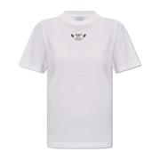 T-shirt met paisley motief Off White , White , Dames