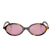 Miu Miu Zonnebril Mu04Zs Vau50D Miu Miu , Brown , Dames