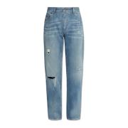 Jeans met uitlopende pijpen Dolce & Gabbana , Blue , Heren