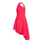 Asymmetrische jurk Versace Jeans Couture , Pink , Dames