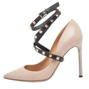 Pre-owned Leather heels Valentino Vintage , Pink , Dames