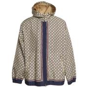 Pre-owned Nylon outerwear Gucci Vintage , Beige , Dames
