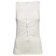 Pre-owned Knit tops Valentino Vintage , White , Dames