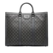 Pre-owned Fabric totes Gucci Vintage , Gray , Dames